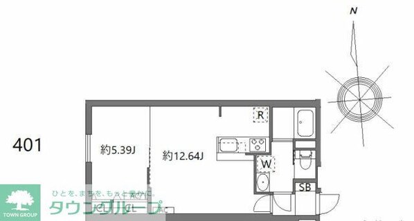 ルオーレ上北沢駅前の物件間取画像
